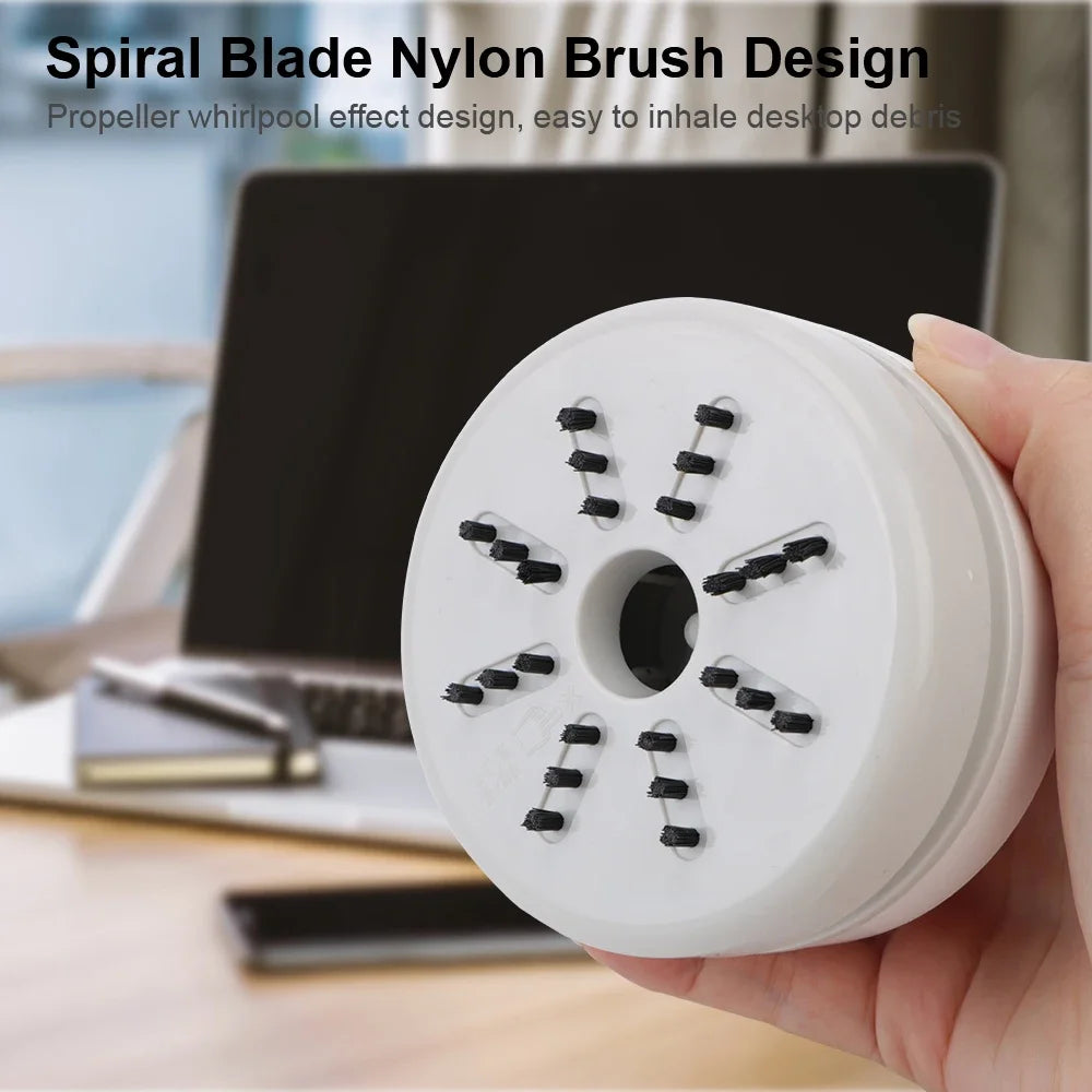 "Mini Aspirateur de Bureau USB avec Brosse"